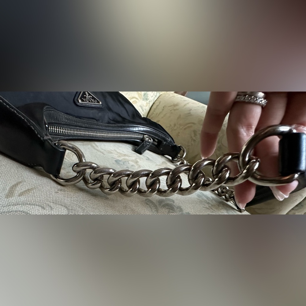 100% Authentic Prada Shoulder Bag w/original Authenticity cards/tags pre-loved - Picture 7 of 12